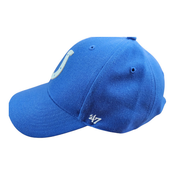 Colts NFL football OSFA hat adjustable 47brand blue white horseshoe - Picture 2 of 10